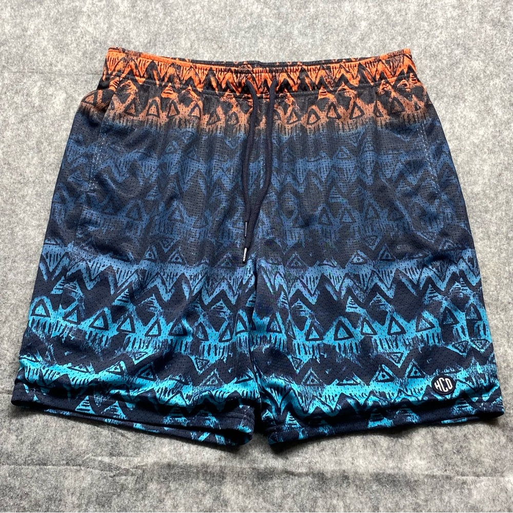 Hollister Mens Multicolored Graphic Shorts‎ Size LG